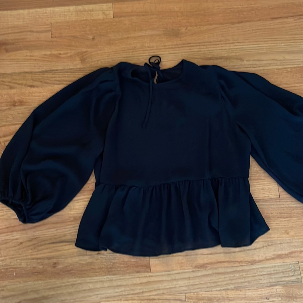 Brand new express womens blouse black large